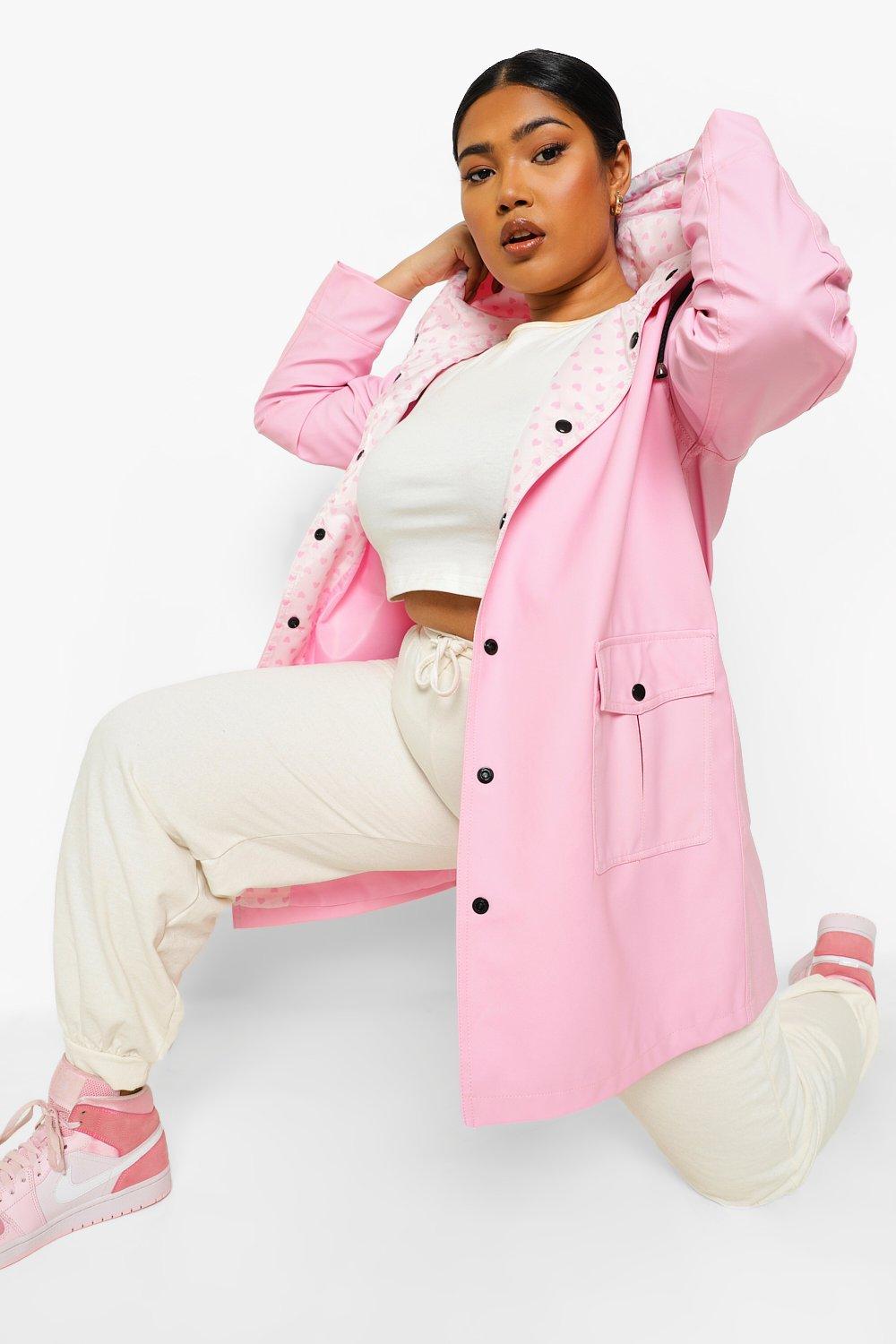 Boohoo rain outlet coat